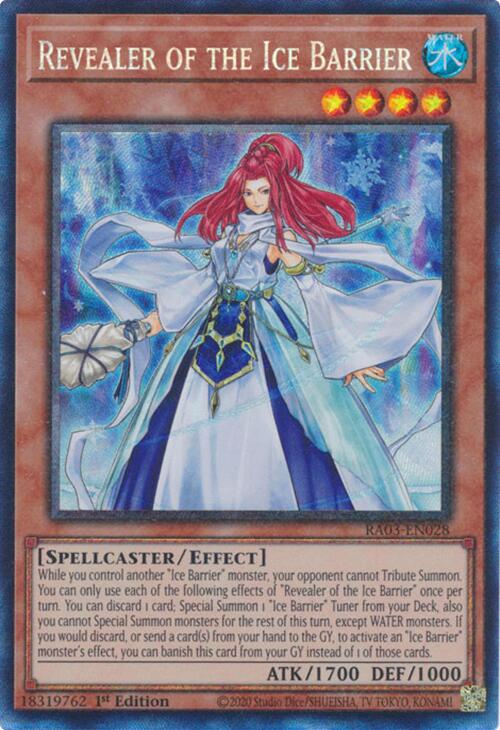 Revealer of the Ice Barrier (CR) [RA03-EN028] Prismatic Collector's Rare | Gear Gaming Bentonville