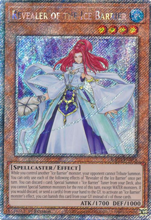 Revealer of the Ice Barrier (Platinum Secret Rare) [RA03-EN028] Platinum Secret Rare | Gear Gaming Bentonville