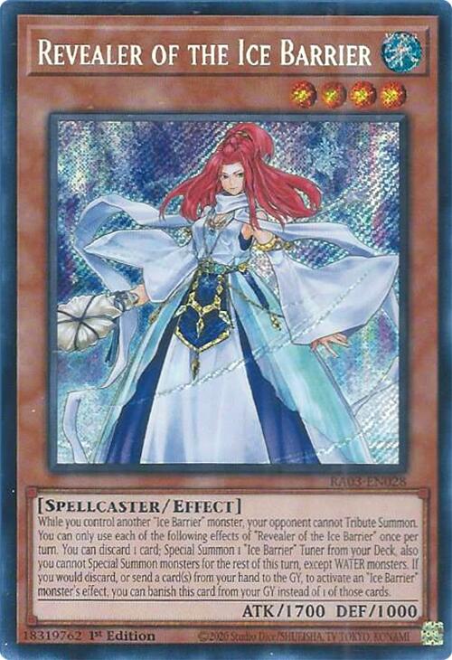 Revealer of the Ice Barrier (Secret Rare) [RA03-EN028] Secret Rare | Gear Gaming Bentonville