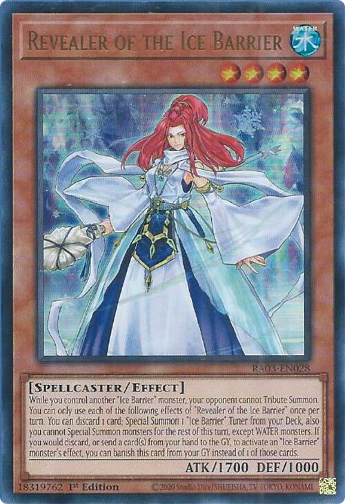 Revealer of the Ice Barrier (UR) [RA03-EN028] Ultra Rare | Gear Gaming Bentonville