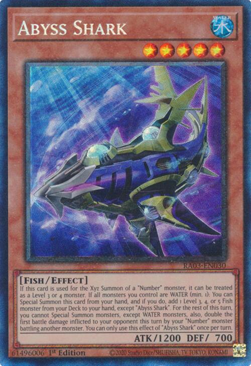 Abyss Shark (CR) [RA03-EN030] Prismatic Collector's Rare | Gear Gaming Bentonville