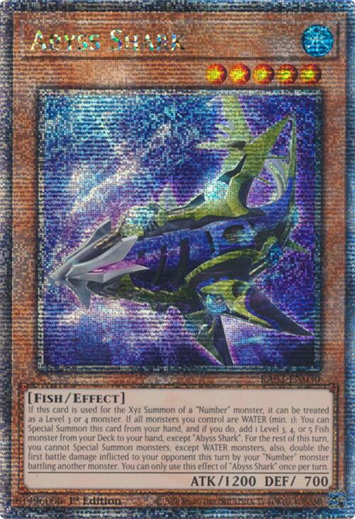 Abyss Shark (Quarter Century Secret Rare) [RA03-EN030] Quarter Century Secret Rare | Gear Gaming Bentonville