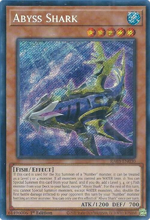 Abyss Shark (Secret Rare) [RA03-EN030] Secret Rare | Gear Gaming Bentonville