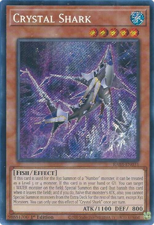 Crystal Shark (Secret Rare) [RA03-EN031] Secret Rare | Gear Gaming Bentonville