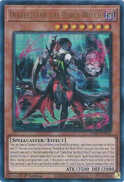 Diabellstar the Black Witch (UR) [RA03-EN032] Ultra Rare | Gear Gaming Bentonville