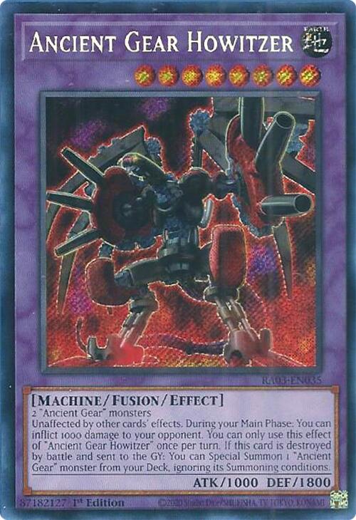 Ancient Gear Howitzer (Secret Rare) [RA03-EN035] Secret Rare | Gear Gaming Bentonville