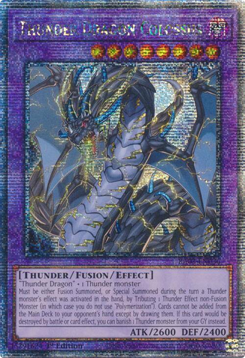 Thunder Dragon Colossus (Quarter Century Secret Rare) [RA03-EN036] Quarter Century Secret Rare | Gear Gaming Bentonville