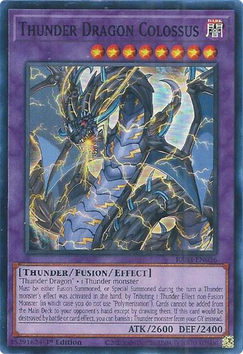 Thunder Dragon Colossus [RA03-EN036] Super Rare | Gear Gaming Bentonville