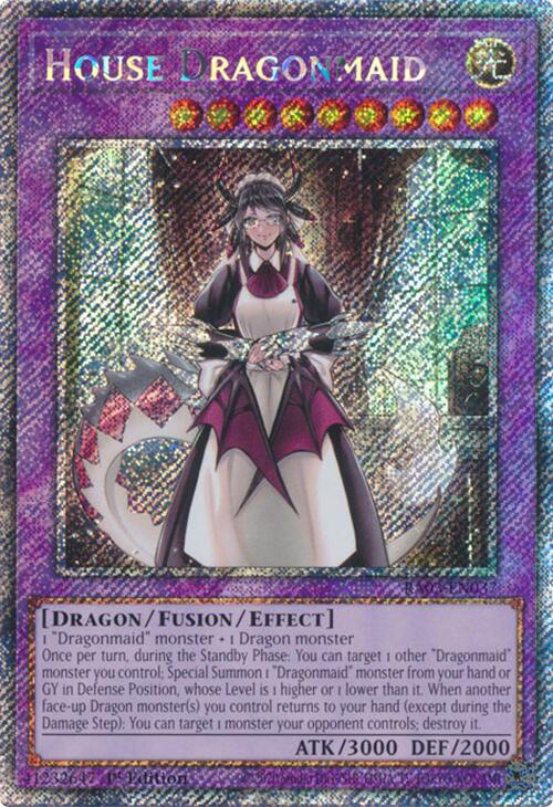 House Dragonmaid (Platinum Secret Rare) [RA03-EN037] Platinum Secret Rare | Gear Gaming Bentonville