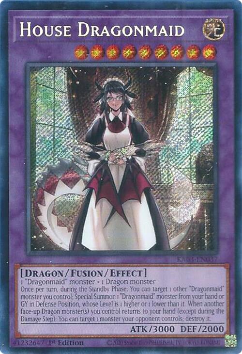 House Dragonmaid (Secret Rare) [RA03-EN037] Secret Rare | Gear Gaming Bentonville