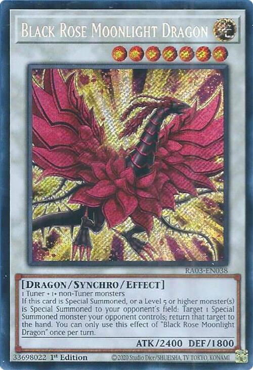 Black Rose Moonlight Dragon (Secret Rare) [RA03-EN038] Secret Rare | Gear Gaming Bentonville