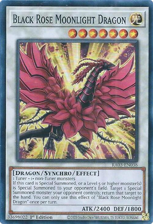 Black Rose Moonlight Dragon [RA03-EN038] Super Rare | Gear Gaming Bentonville