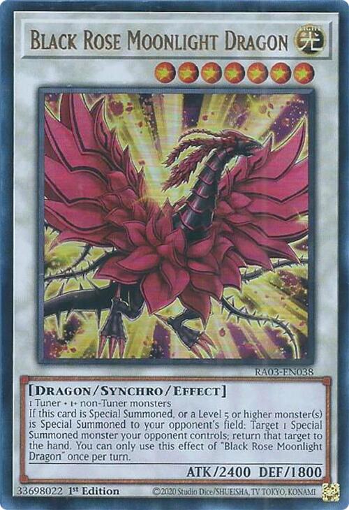 Black Rose Moonlight Dragon (UR) [RA03-EN038] Ultra Rare | Gear Gaming Bentonville