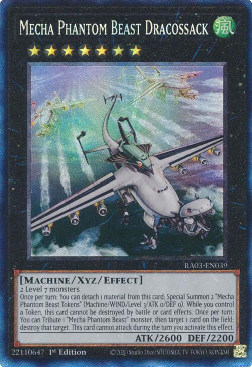 Mecha Phantom Beast Dracossack (CR) [RA03-EN039] Prismatic Collector's Rare | Gear Gaming Bentonville