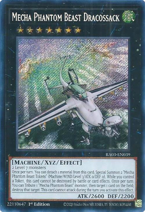 Mecha Phantom Beast Dracossack (Secret Rare) [RA03-EN039] Secret Rare | Gear Gaming Bentonville