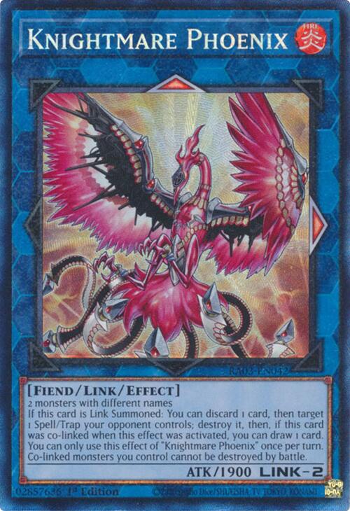 Knightmare Phoenix (CR) [RA03-EN042] Prismatic Collector's Rare | Gear Gaming Bentonville