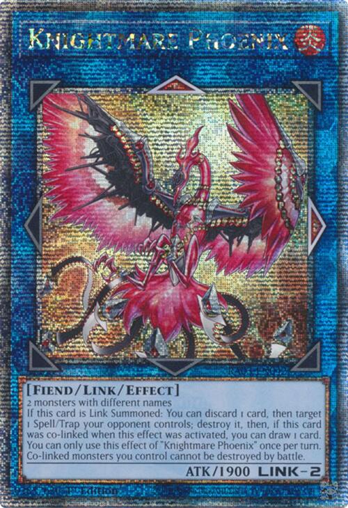 Knightmare Phoenix (Quarter Century Secret Rare) [RA03-EN042] Quarter Century Secret Rare | Gear Gaming Bentonville
