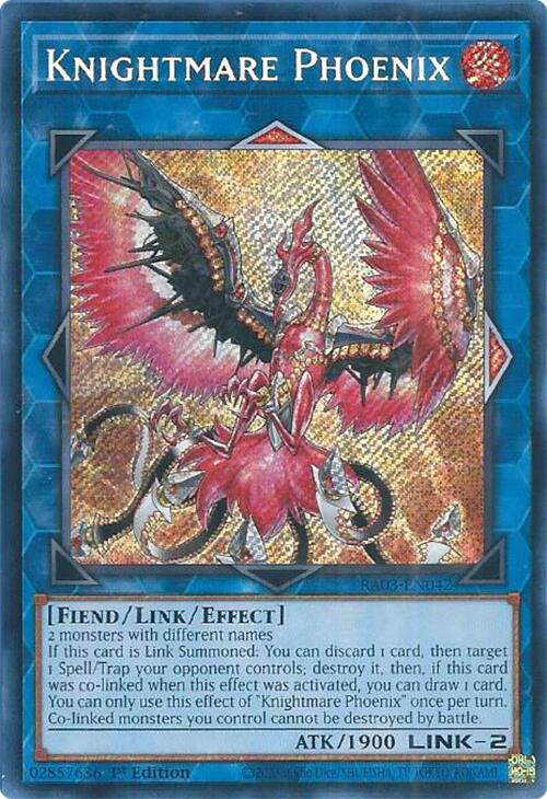 Knightmare Phoenix (Secret Rare) [RA03-EN042] Secret Rare | Gear Gaming Bentonville