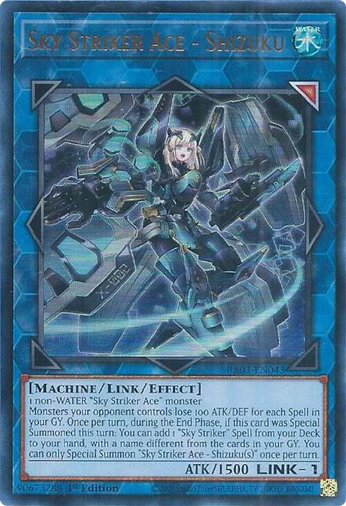 Sky Striker Ace - Shizuku (UR) [RA03-EN043] Ultra Rare | Gear Gaming Bentonville