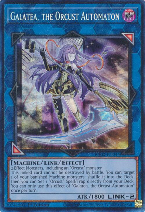 Galatea, the Orcust Automaton (CR) [RA03-EN044] Prismatic Collector's Rare | Gear Gaming Bentonville