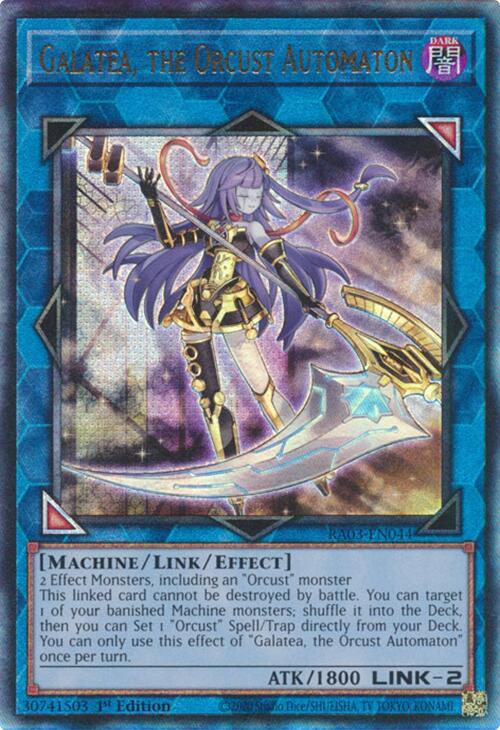 Galatea, the Orcust Automaton (UTR) [RA03-EN044] Prismatic Ultimate Rare | Gear Gaming Bentonville