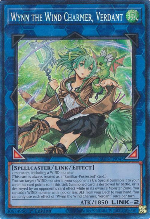 Wynn the Wind Charmer, Verdant (CR) [RA03-EN045] Prismatic Collector's Rare | Gear Gaming Bentonville