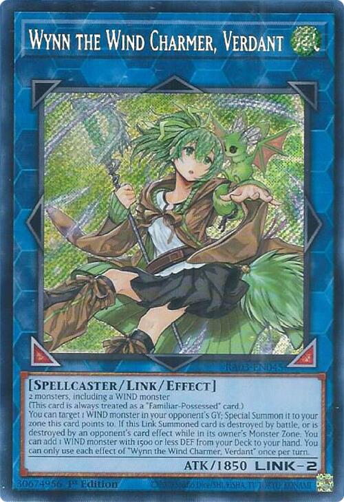 Wynn the Wind Charmer, Verdant (Secret Rare) [RA03-EN045] Secret Rare | Gear Gaming Bentonville