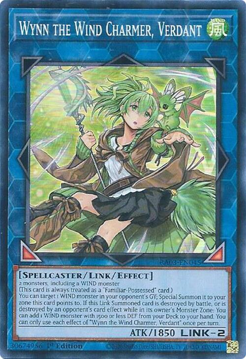 Wynn the Wind Charmer, Verdant [RA03-EN045] Super Rare | Gear Gaming Bentonville