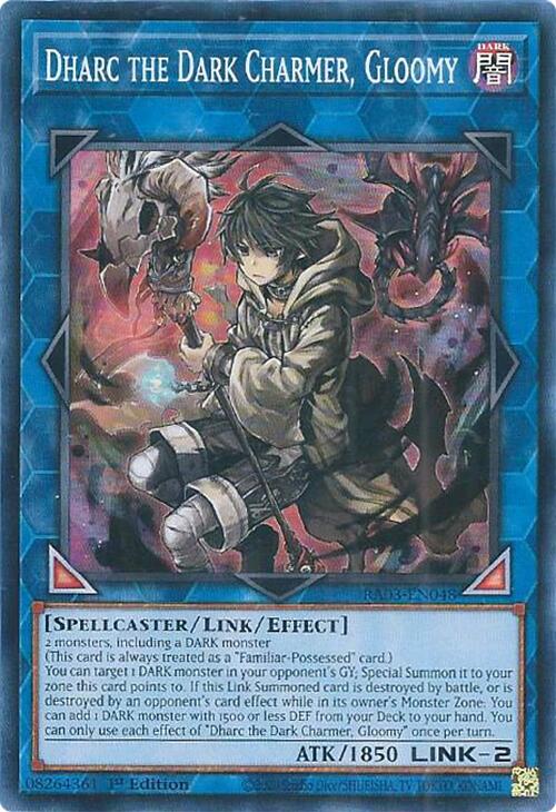 Dharc the Dark Charmer, Gloomy [RA03-EN048] Super Rare | Gear Gaming Bentonville