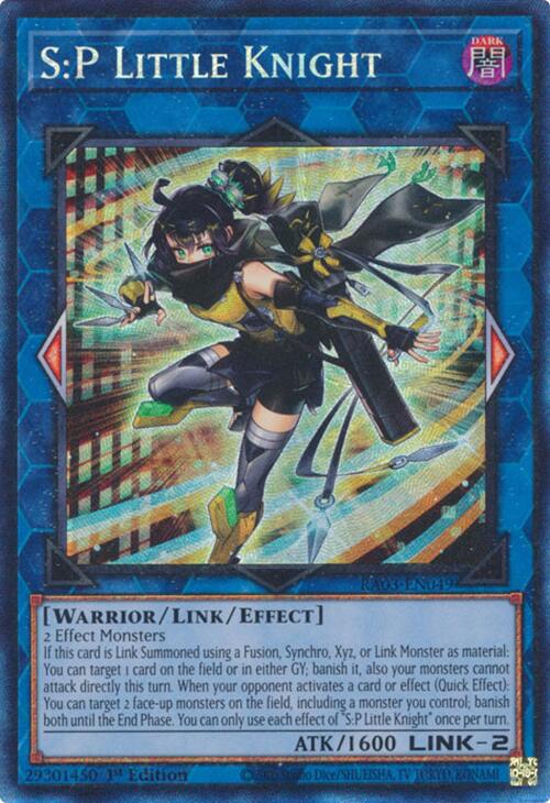 S:P Little Knight (CR) [RA03-EN049] Prismatic Collector's Rare | Gear Gaming Bentonville