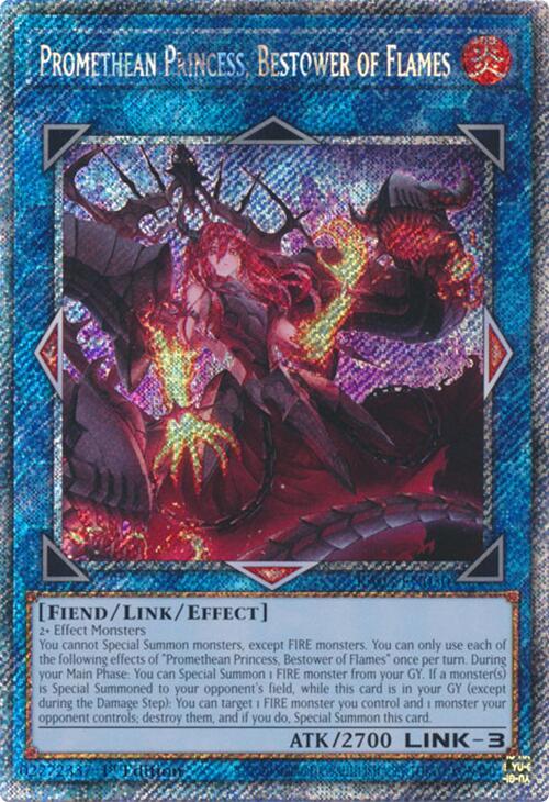 Promethean Princess, Bestower of Flames (Platinum Secret Rare) [RA03-EN050] Platinum Secret Rare | Gear Gaming Bentonville
