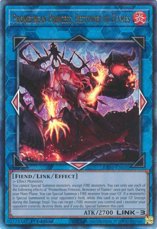Promethean Princess, Bestower of Flames (UTR) [RA03-EN050] Prismatic Ultimate Rare | Gear Gaming Bentonville