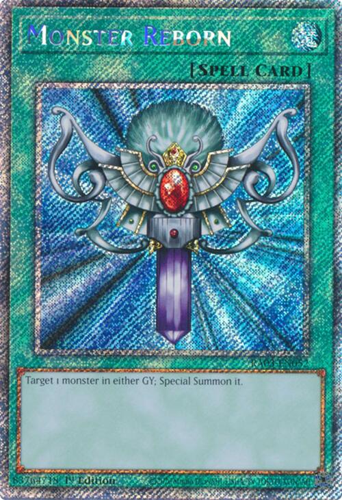 Monster Reborn (Platinum Secret Rare) [RA03-EN052] Platinum Secret Rare | Gear Gaming Bentonville