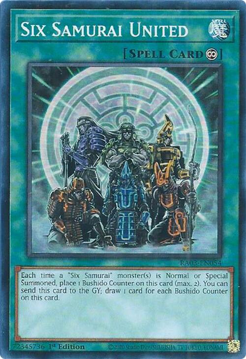 Six Samurai United [RA03-EN054] Super Rare | Gear Gaming Bentonville