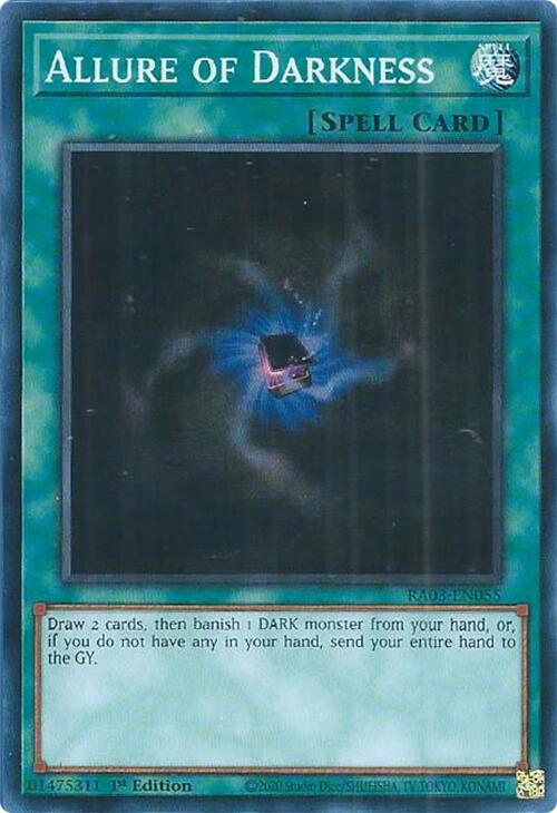 Allure of Darkness [RA03-EN055] Super Rare | Gear Gaming Bentonville