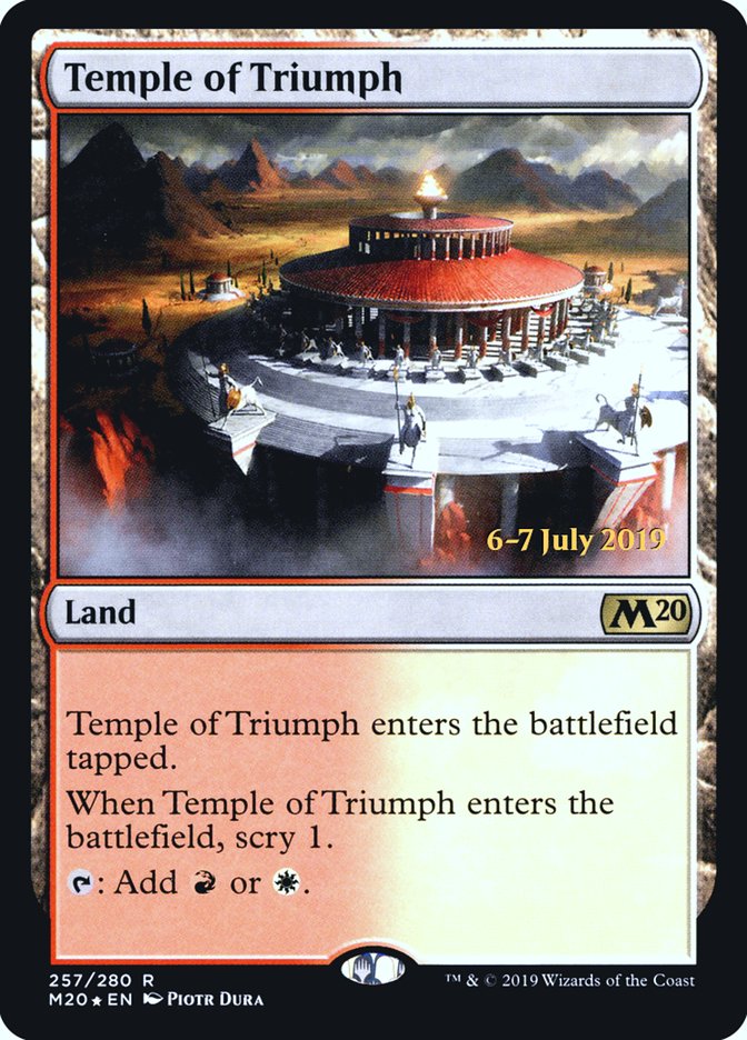 Temple of Triumph [Core Set 2020 Prerelease Promos] | Gear Gaming Bentonville