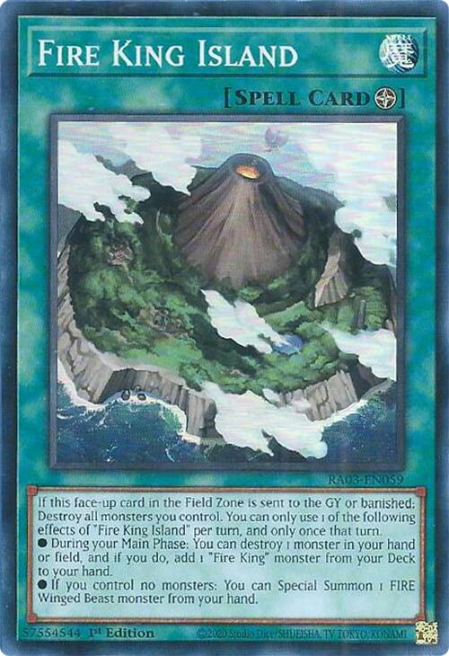 Fire King Island [RA03-EN059] Super Rare | Gear Gaming Bentonville