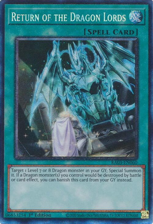 Return of the Dragon Lords (CR) [RA03-EN060] Prismatic Collector's Rare | Gear Gaming Bentonville