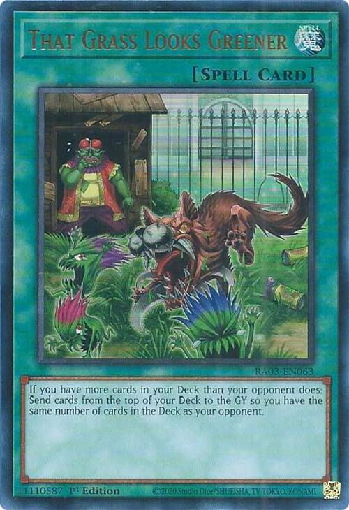 That Grass Looks Greener (UR) [RA03-EN063] Ultra Rare | Gear Gaming Bentonville
