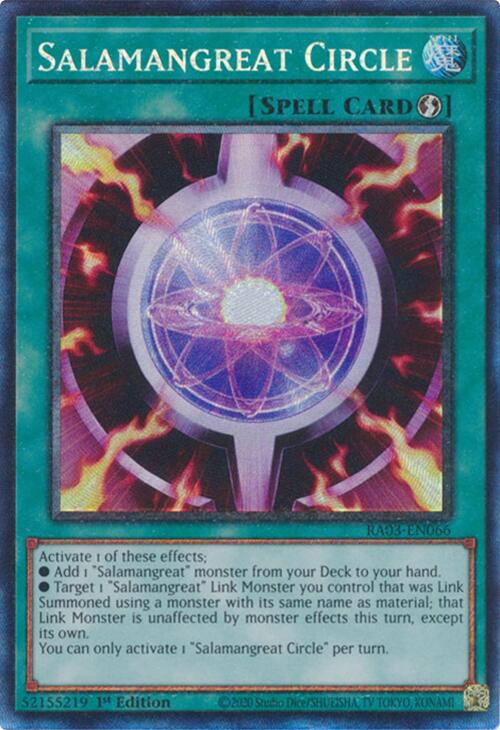 Salamangreat Circle (CR) [RA03-EN066] Prismatic Collector's Rare | Gear Gaming Bentonville