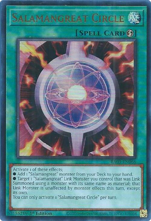 Salamangreat Circle (UR) [RA03-EN066] Ultra Rare | Gear Gaming Bentonville