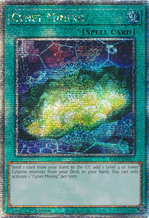 Cynet Mining (Quarter Century Secret Rare) [RA03-EN067] Quarter Century Secret Rare | Gear Gaming Bentonville
