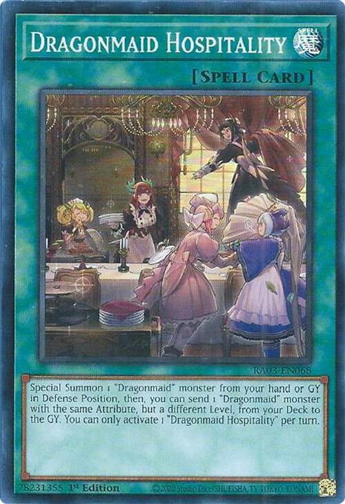 Dragonmaid Hospitality [RA03-EN068] Super Rare | Gear Gaming Bentonville