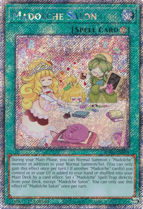 Madolche Salon (Platinum Secret Rare) [RA03-EN069] Platinum Secret Rare | Gear Gaming Bentonville