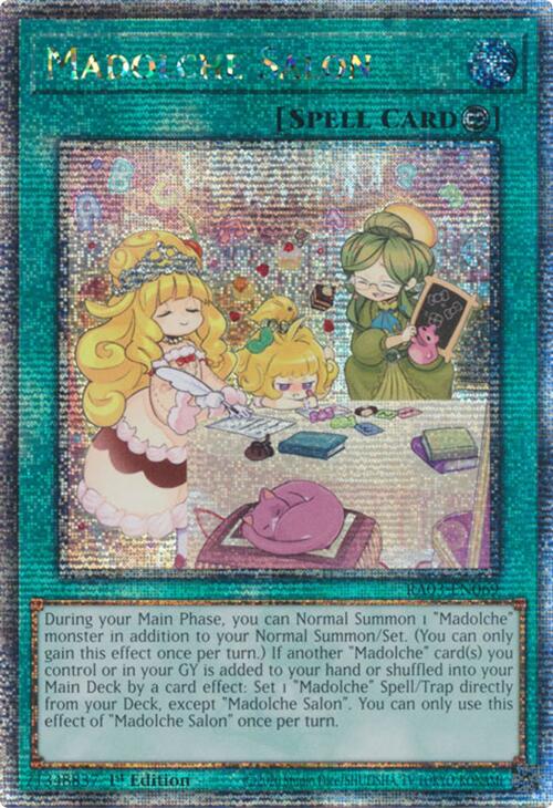 Madolche Salon (Quarter Century Secret Rare) [RA03-EN069] Quarter Century Secret Rare | Gear Gaming Bentonville