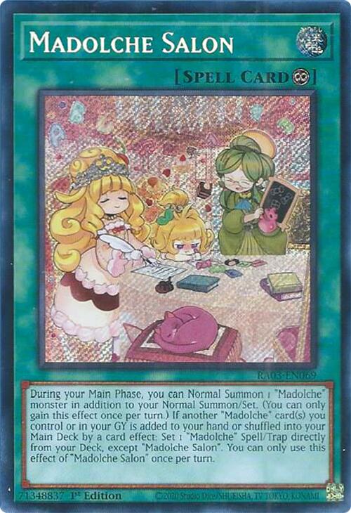 Madolche Salon (Secret Rare) [RA03-EN069] Secret Rare | Gear Gaming Bentonville