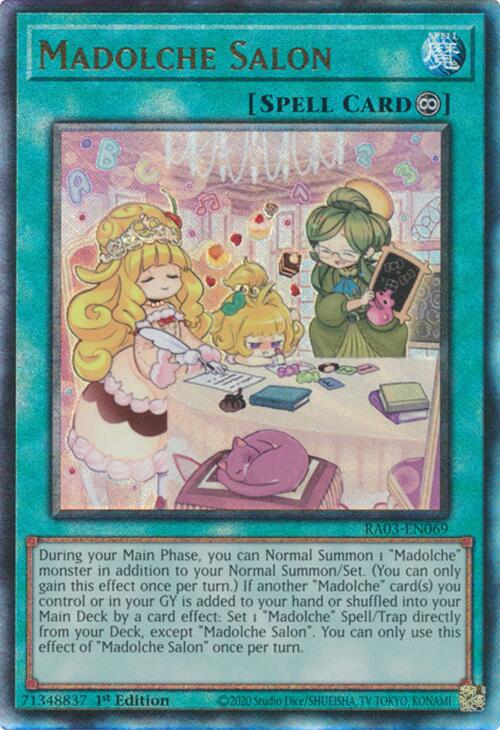 Madolche Salon (UTR) [RA03-EN069] Prismatic Ultimate Rare | Gear Gaming Bentonville