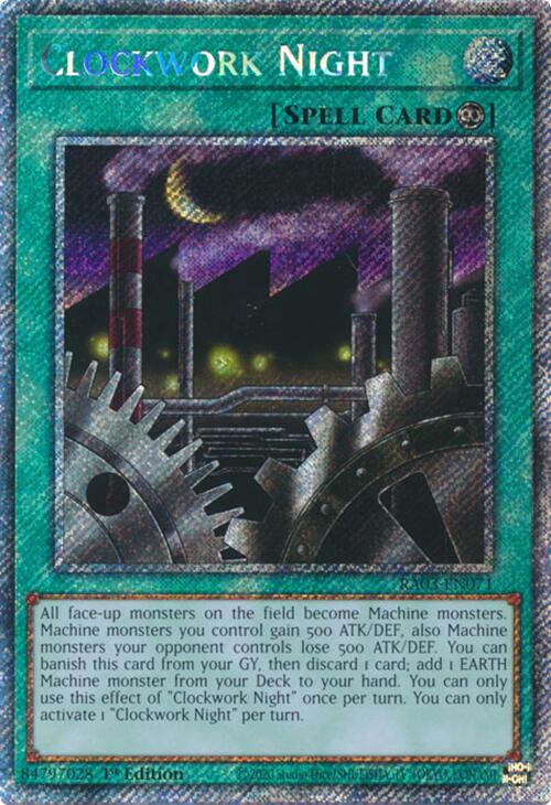 Clockwork Night (Platinum Secret Rare) [RA03-EN071] Platinum Secret Rare | Gear Gaming Bentonville