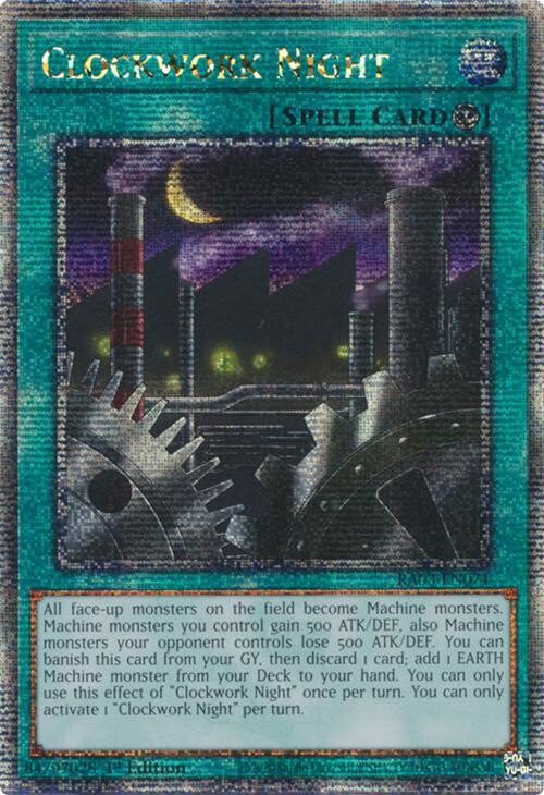 Clockwork Night (Quarter Century Secret Rare) [RA03-EN071] Quarter Century Secret Rare | Gear Gaming Bentonville
