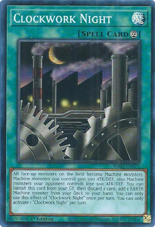 Clockwork Night [RA03-EN071] Super Rare | Gear Gaming Bentonville